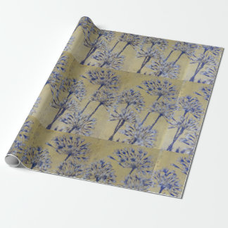 PAPIER CADEAU PAPER WRAPPING. AGAPANTHUS DORÉ