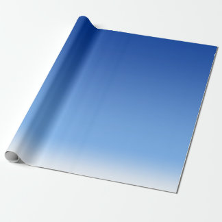 Papier Cadeau Papier à enveloppement bleu ciel arrière de 30 pou