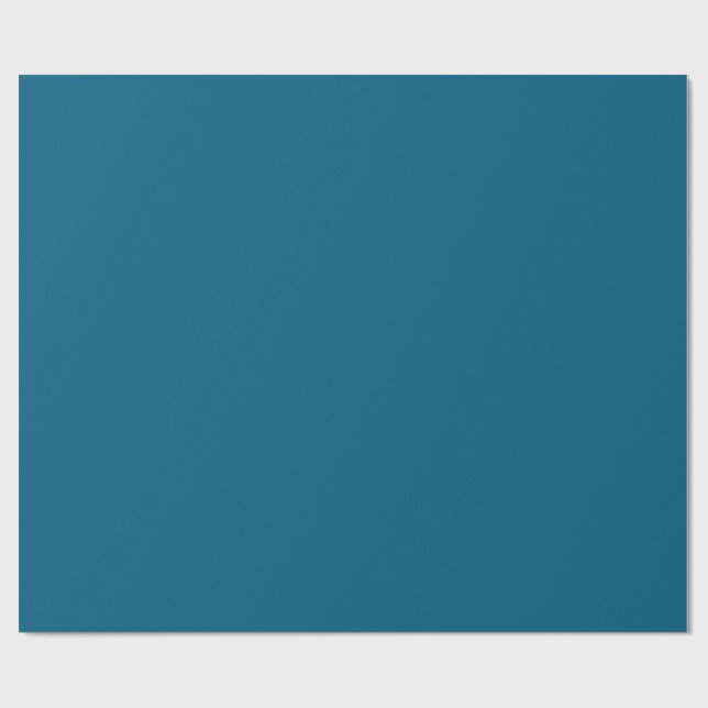 Papier Cadeau Papier à enveloppement bleu Turquoise Élégant coul (Plat)