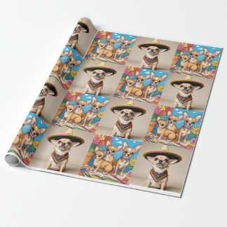 Papier Cadeau Papier à enveloppement Chihuahua
