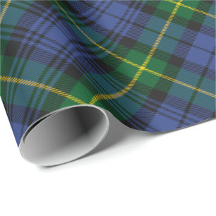 Papier Cadeau Papier à enveloppement Clan Gordon Tartan