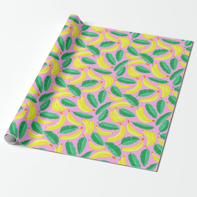 Papier Cadeau Papier à enveloppement de banane (Déroulé)