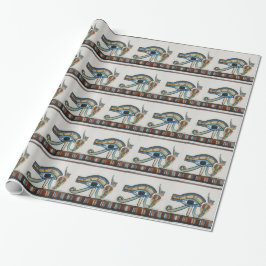 Papier Cadeau Papier à enveloppement de l'oeil égyptien de Horus