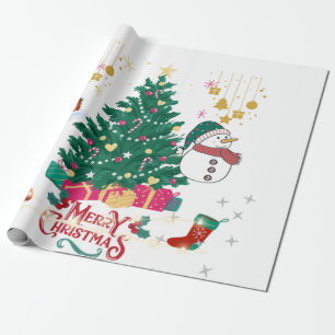 Papier Cadeau Papier à enveloppement de Noël