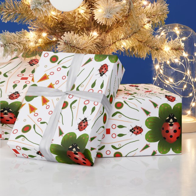 Papier Cadeau Papier à enveloppement de Noël de Ladybug (Vacances)