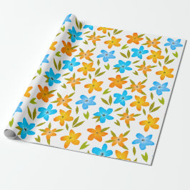 Papier Cadeau Papier à enveloppement floral