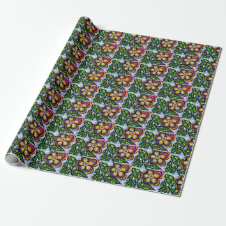 Papier Cadeau Papier à enveloppement floral