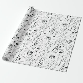 Papier Cadeau Papier à enveloppement floral LV