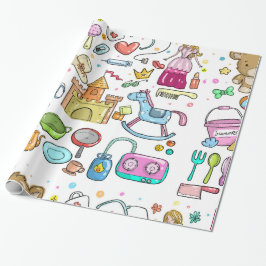 Papier Cadeau Papier à enveloppement Girlie Things
