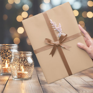 Papier Cadeau Papier à enveloppement ivoire beige