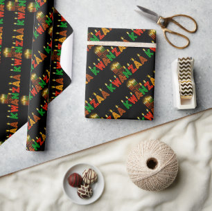 Papier Cadeau Papier à enveloppement Kwanzaa