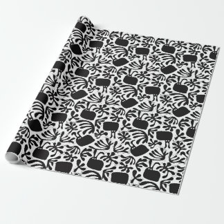 Papier Cadeau Papier à enveloppement lapin moderniste