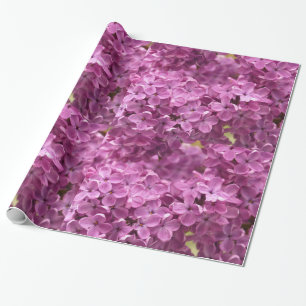 Papier Cadeau Papier à enveloppement Lilac Fleurs