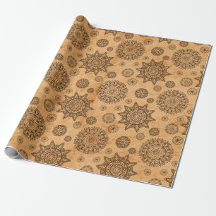 Papier Cadeau Papier à enveloppement Mandala