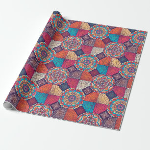 Papier Cadeau Papier à enveloppement Mandala