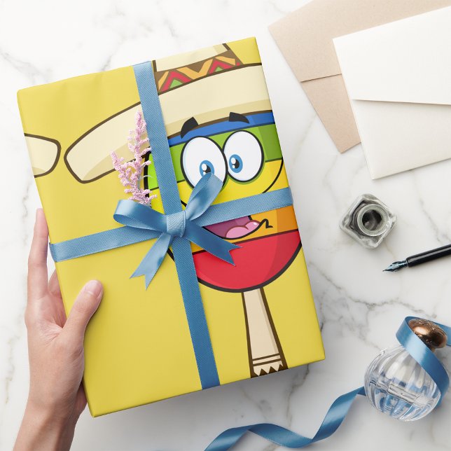 Papier Cadeau Papier à enveloppement maracé mexicain (Créateur téléchargé)