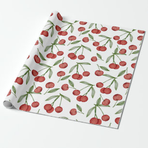 Papier Cadeau Papier à enveloppement Motif cerise