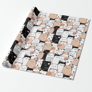 Papier Cadeau Papier à enveloppement Motif de chiot