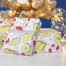 Papier à enveloppement Motif Noël