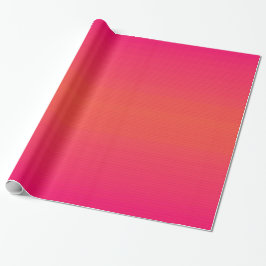 Papier Cadeau Papier à enveloppement orange magenta