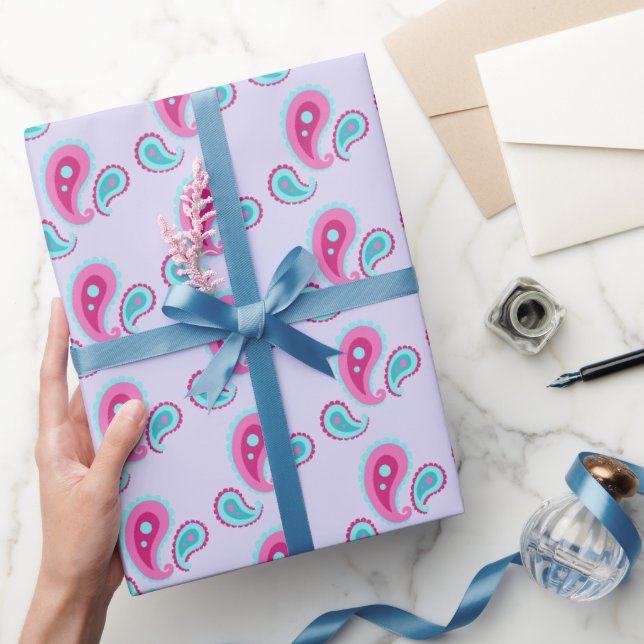 Papier Cadeau Papier à enveloppement Paisley (Cadeaux)