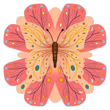 Papier à enveloppement papillon
