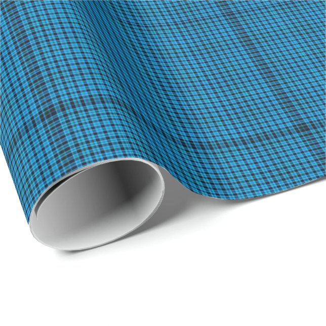 Papier Cadeau Papier à enveloppement plaqué turquoise (Coin rond)