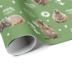 Papier Cadeau Papier à enveloppement pour chien des Prairies (ve