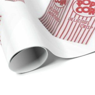 Papier Cadeau Papier à envelopper brillant Panda Bear Popcorn