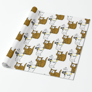 Papier Cadeau Papier à envelopper brillant, Papier de toilette C