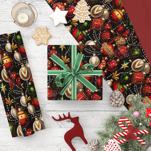 Papier Cadeau Papier à envelopper brillant pour Noël