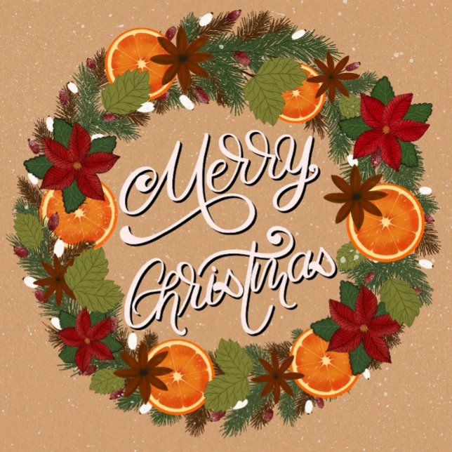 Papier Cadeau Papier à envelopper de joie de Noël (Créateur téléchargé)