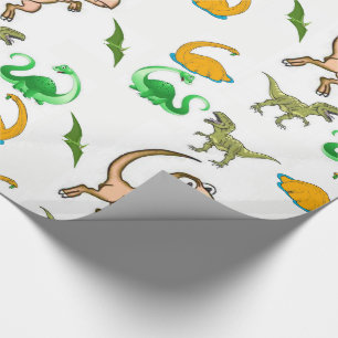 Papier Cadeau Papier à envelopper Dinosaures