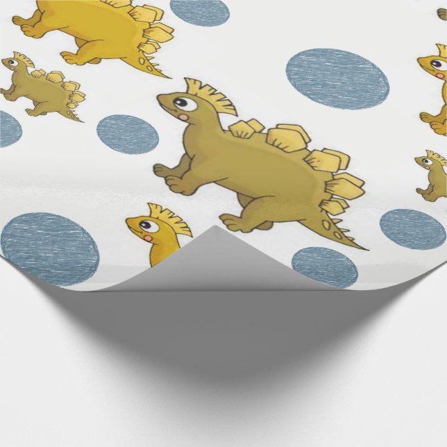 Papier Cadeau Papier à envelopper Dinosaures (Coin)