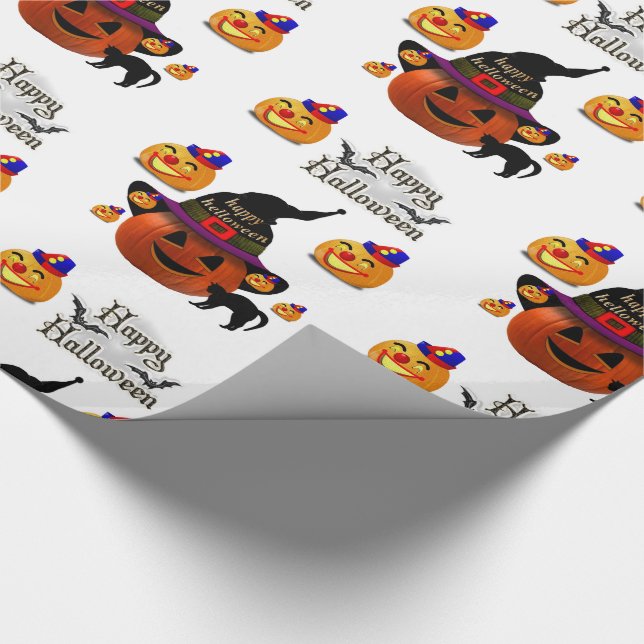 Papier Cadeau Papier à envelopper Halloween (Coin)