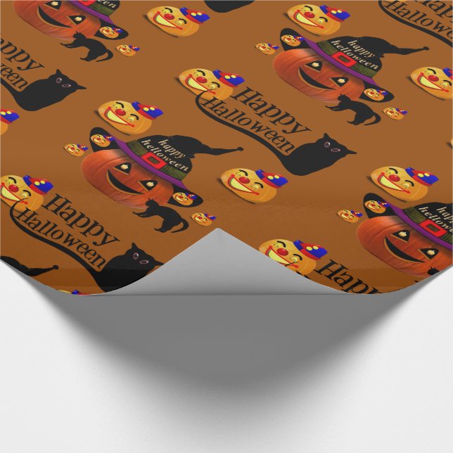Papier Cadeau Papier à envelopper Halloween (Coin)