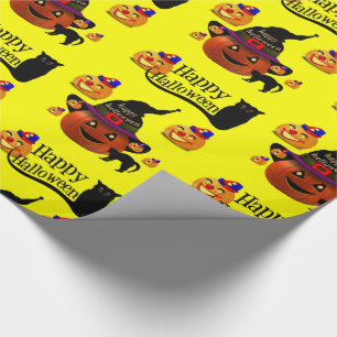 Papier Cadeau Papier à envelopper Halloween