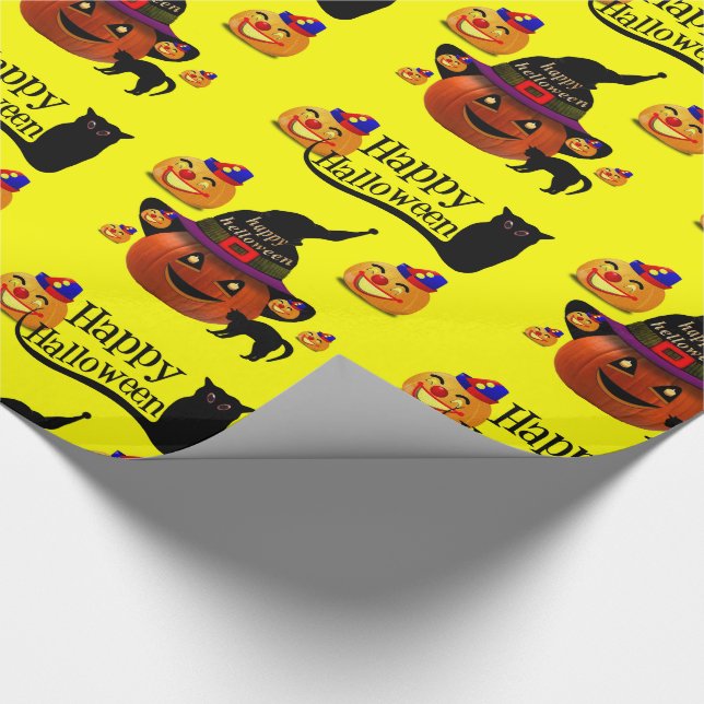 Papier Cadeau Papier à envelopper Halloween (Coin)