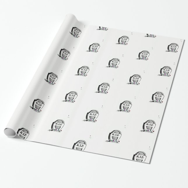 Papier Cadeau Papier à envelopper Mortician (Déroulé)