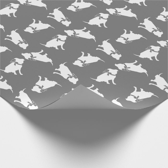 Papier Cadeau Papier à envelopper Pitbull Pit Bull Chien Chien C (Coin)