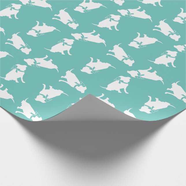 Papier Cadeau Papier à envelopper Pitbull Pit Bull Chien Chien C (Coin)