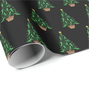 Papier Cadeau Papier à envelopper pour sapin de Noël pour hommes
