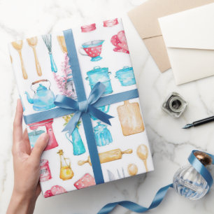 Papier Cadeau Papier à envelopper - Ustensiles de cuisine