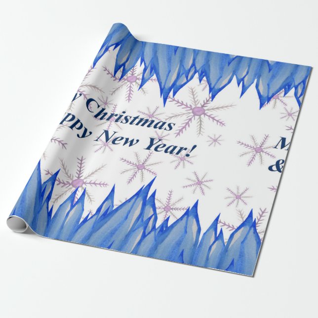 Papier Cadeau Papier à envelopper Vacances d'hiver (Déroulé)