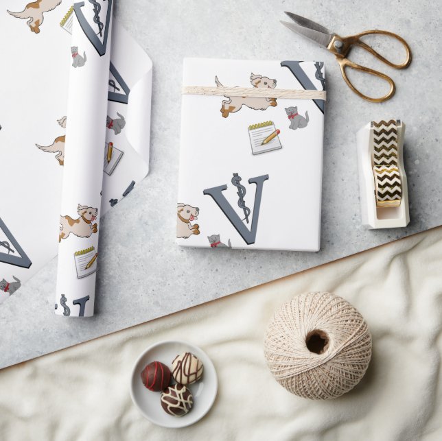 Papier Cadeau Papier à envelopper Vétérinaire (Artisanat)