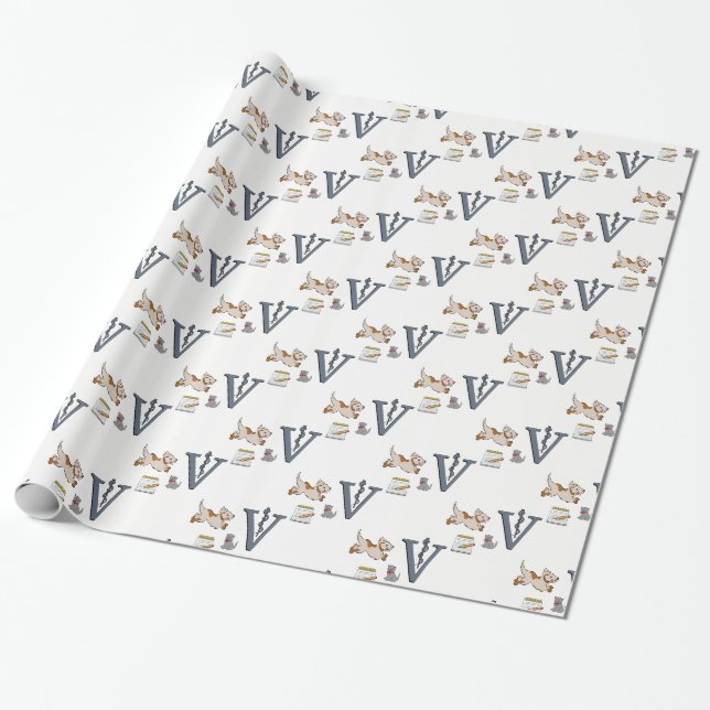 Papier Cadeau Papier à envelopper Vétérinaire (Déroulé)