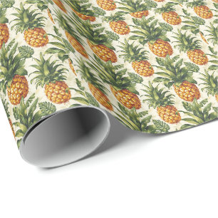 Papier Cadeau Papier à enveloppes Cadeau à ananas tropical