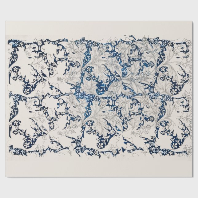 PAPIER CADEAU PAPIER À LAVAGE : WILLIAM MORRIS : WALLFLOWER (Plat)