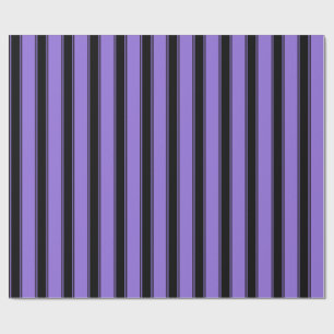 Papier Cadeau Papier à Motif rayé violet et noir