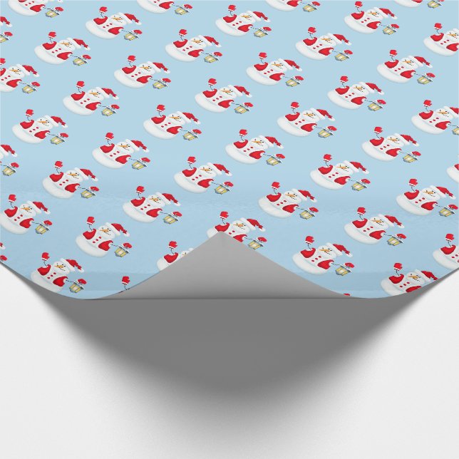 Papier Cadeau Papier à papier à enveloppement de Noël (Coin)